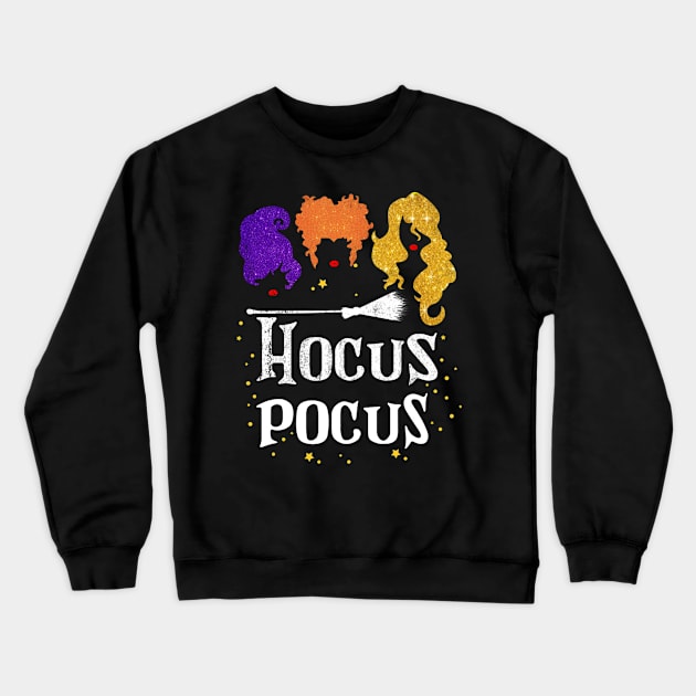 Sanderson Sisters Tour Funny Halloween Witches Movie Crewneck Sweatshirt by gallaugherus